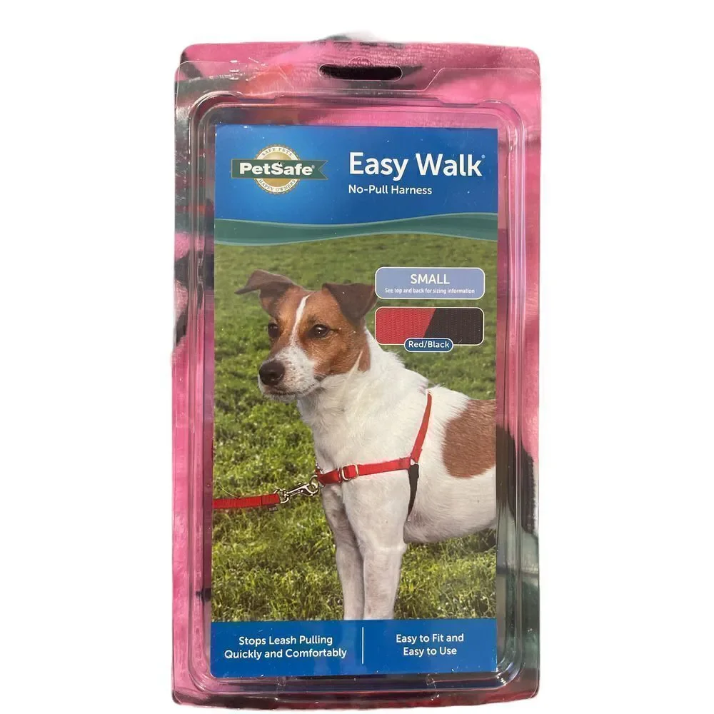 PetSafe Easy Walk Dog No-Pull Harness Red Black Size S